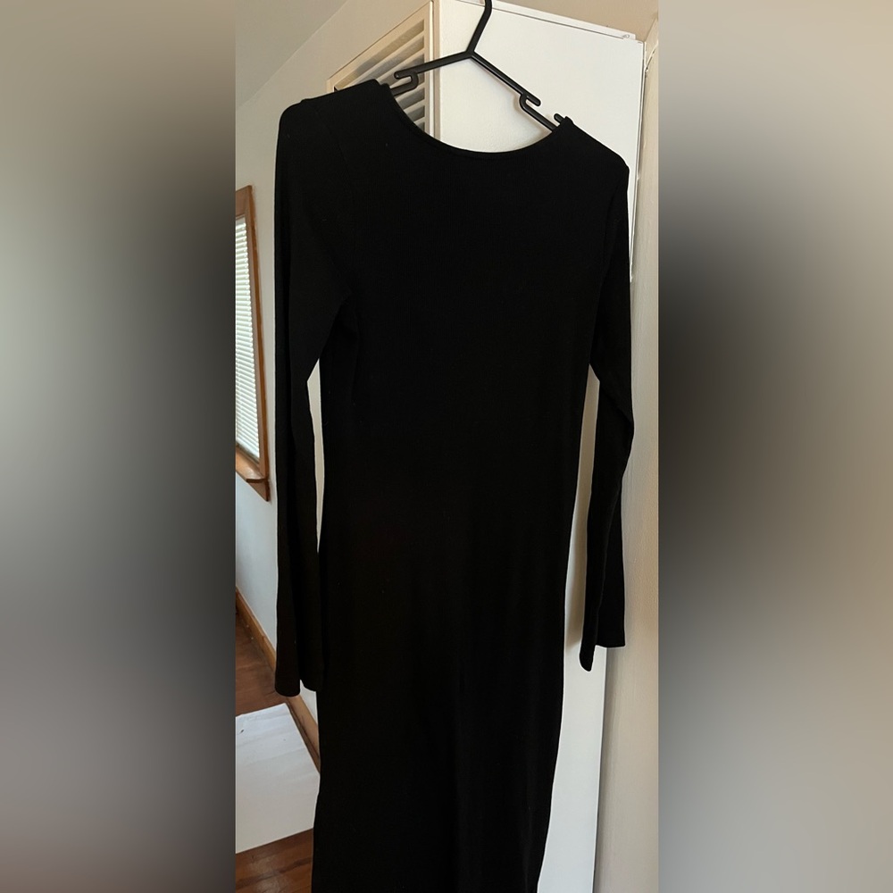 Brave Soul Classic Black Long Sleeve Dress